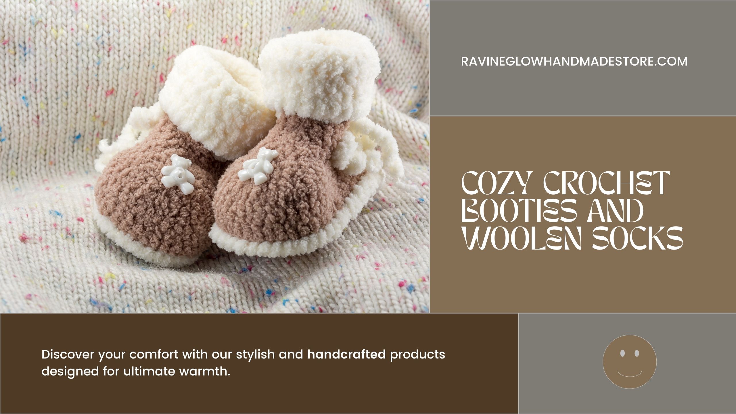 Banner Cozy Crochet Booties and Woolen Socks