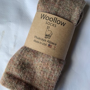 Alpaca Crew Socks,Hiking Socks, Cozy Socks,Birthday Gift, Bed Socks, House Shoes