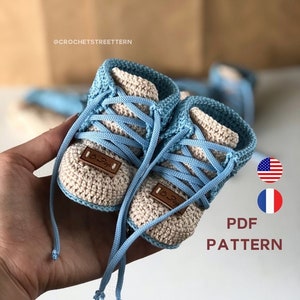 Crochet baby shoes pattern, English Patterns, Newborn Slippers | Uni2