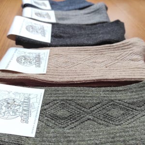 5-pair set of Merino Wool Socks for Men High-Quality, Comfortable and Breathable, Winter Men's Socks, Soft Merino Wool Socks,christmas gift